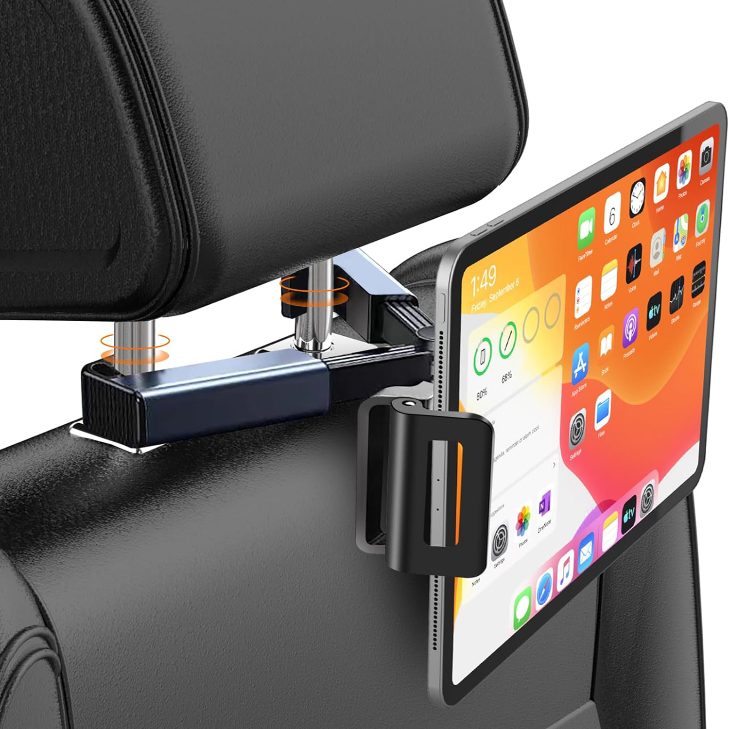 Trimble Tablet Accessories - 360° Rotating Waterproof Car Headrest Mount