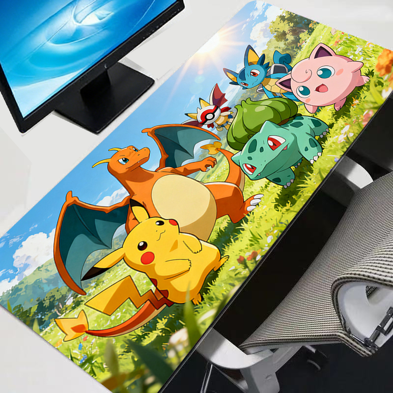 Rugged Tablet Accessories - Mouse Pad Gamers Pokemon Pikachu XXL