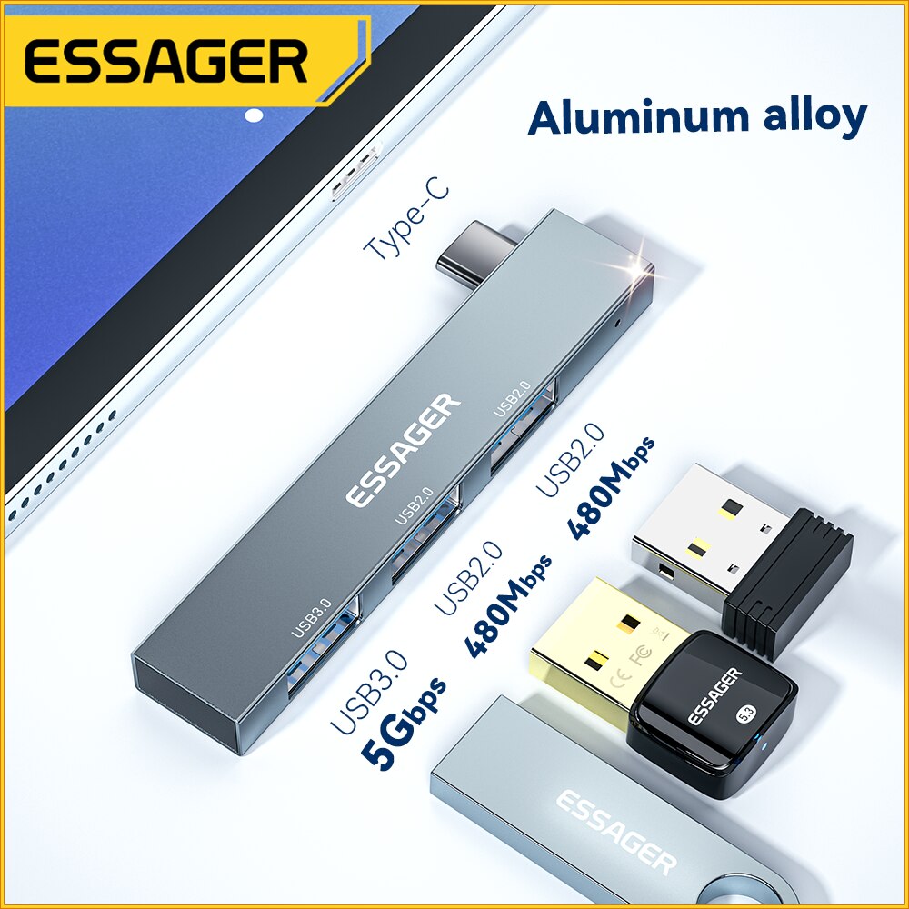 Essager 3-in-1 USB C HUB High  - Usb Hub Type C recensione e prezzo