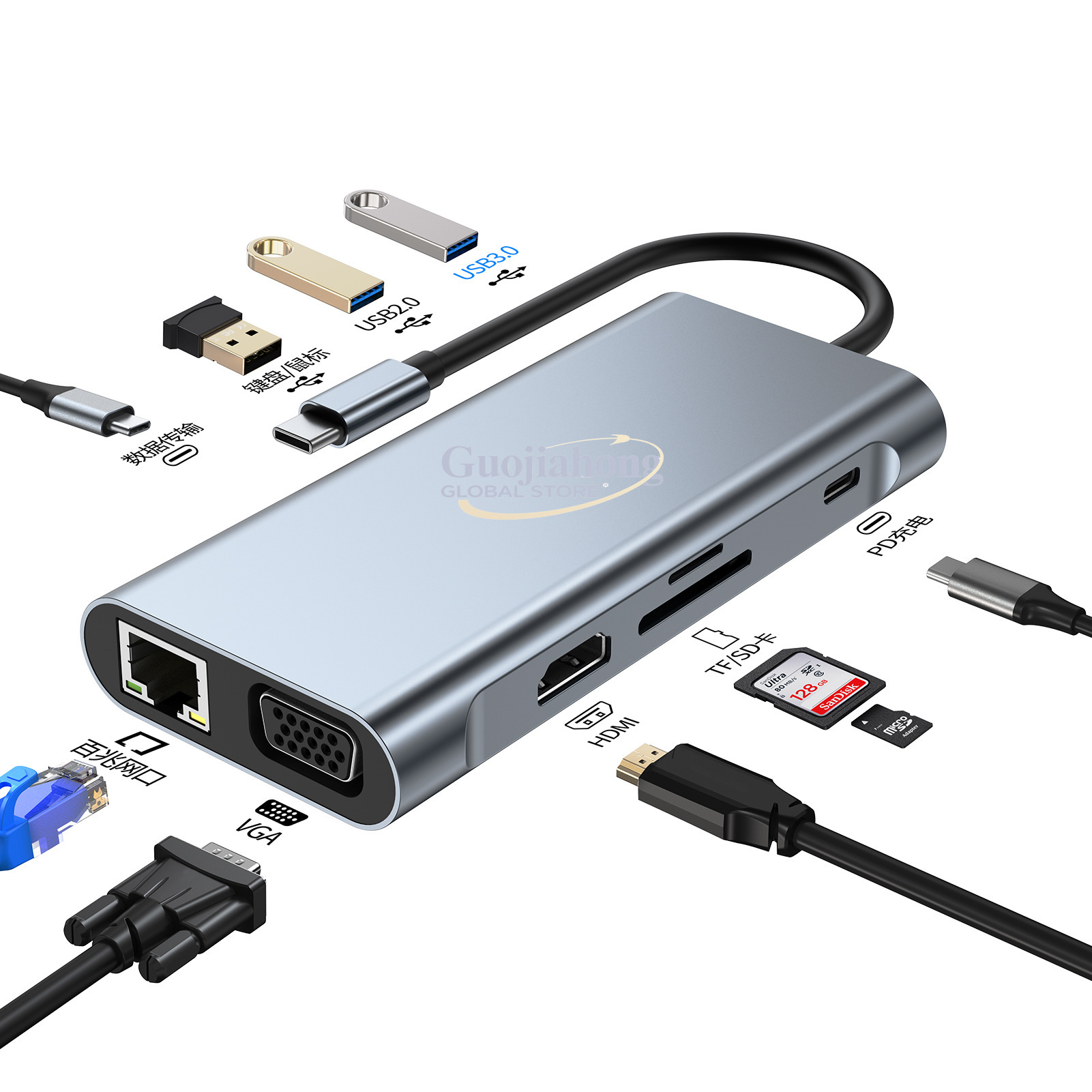 Typec expansion notebook USB H - Usb Hub Type C recensione e prezzo
