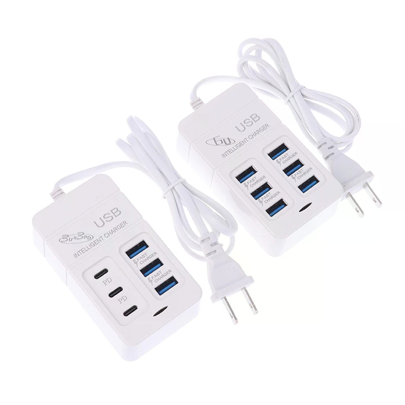 1PC US Plug 6Ports Multiport U - Usb Hub Type C recensione e prezzo