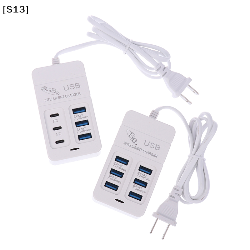 1PC US Plug 6Ports Multiport U - Usb Hub Type C recensione e prezzo