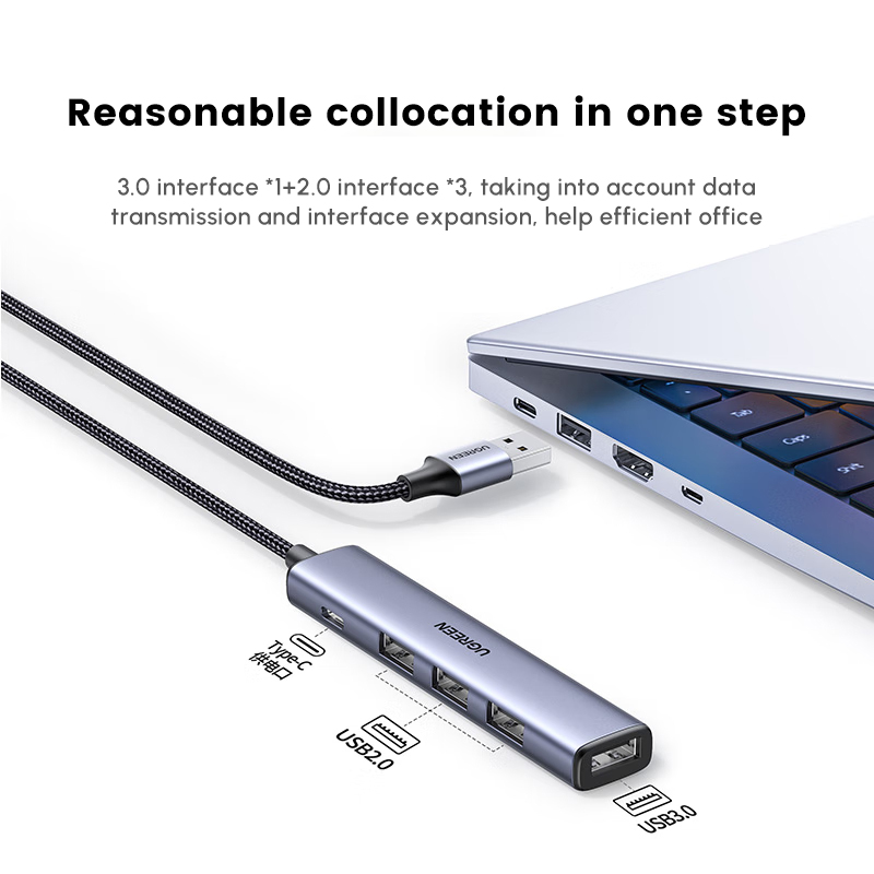 UGREEN USB Hub with 4 USB2.0 P - Usb Hub Type C recensione e prezzo