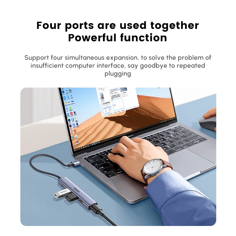 UGREEN USB Hub with 4 USB2.0 P - Usb Hub Type C recensione e prezzo