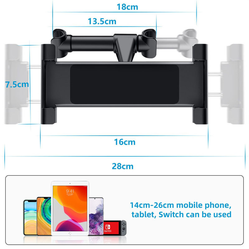 Telescopic Car Rear Pillow Pho - Trimble Tablet Accessories recensione e prezzo