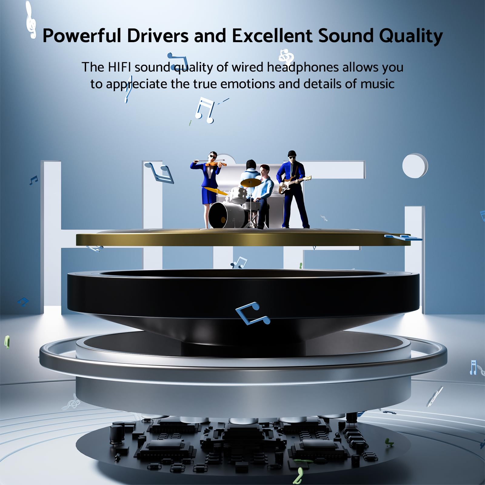HiFi Surround Headphones Bass  - Huawei Tablet Accessories recensione e prezzo