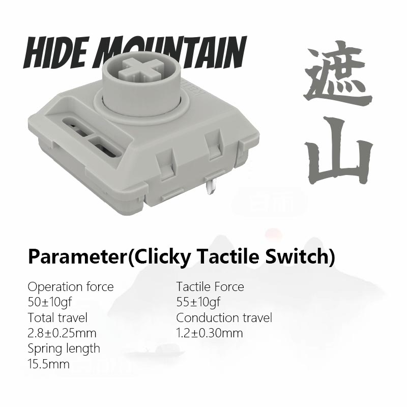 Kailh POM Hide Mountain Low Pr - Tablet Accessories Uk recensione e prezzo