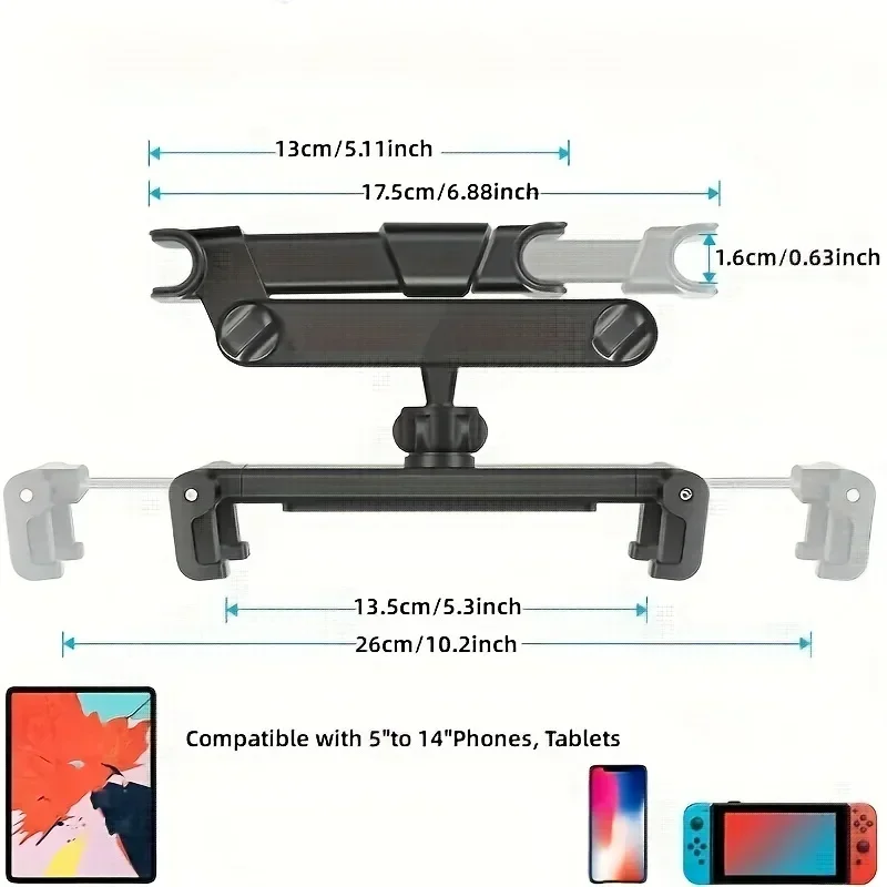 Telescopic Car Rear Pillow Pho - Trimble Tablet Accessories recensione e prezzo