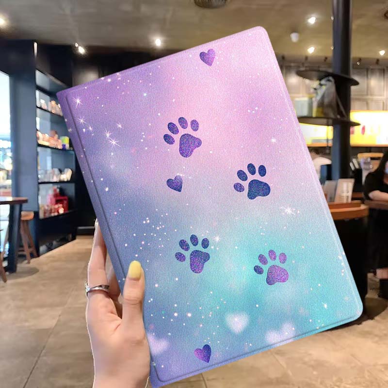 Cartoon Glitter Paw Prints Sof - Lenovo Tablet Plus Accessories recensione e prezzo