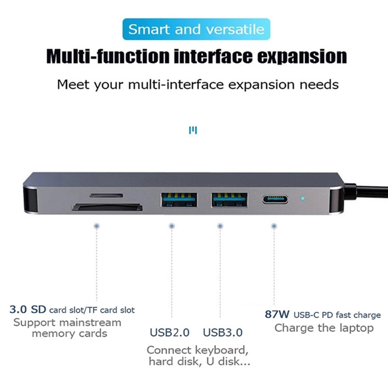 6 In 1 PD Type C Docking Stati - Usb Hub Type C recensione e prezzo